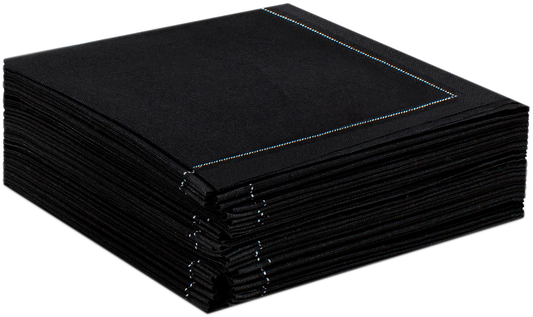 Black 1/4 Fold Cocktail