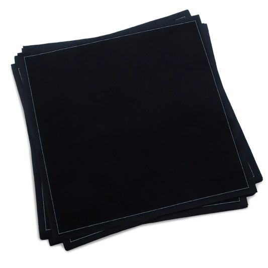 Black Cotton Dinner Napkins - Case - Five Star Napkins