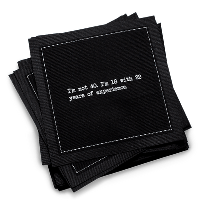 40th Birthday Quotes Napkins