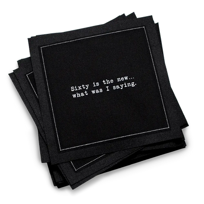 60th Birthday Quotes Napkins