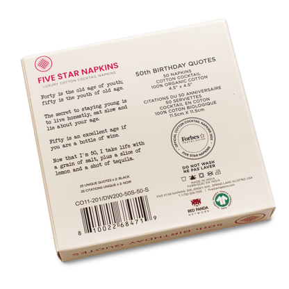 50th Birthday Quotes Napkins