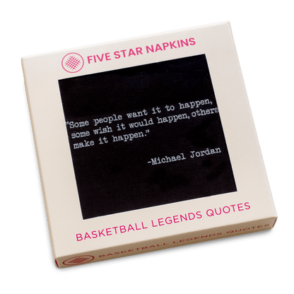 Basketball Legends Quotes Napkins