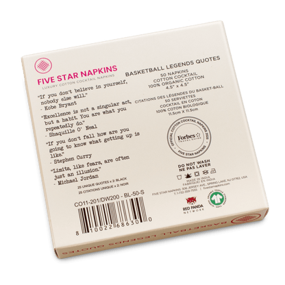 Basketball Legends Quotes Napkins