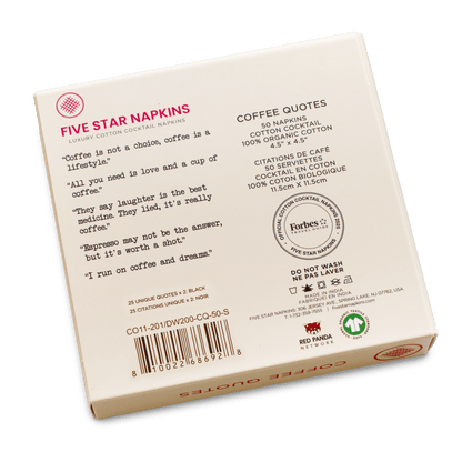 Coffee Quotes Napkins - Case