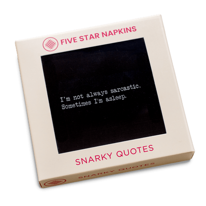 Snarky Quotes Napkins