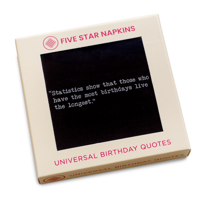 Universal Birthday Quotes Napkins