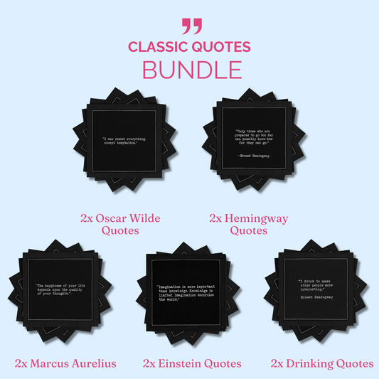 Classic Quotes Bundle - Black Quotes