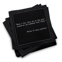Golf Legends Quotes Napkins - Case - Five Star Napkins
