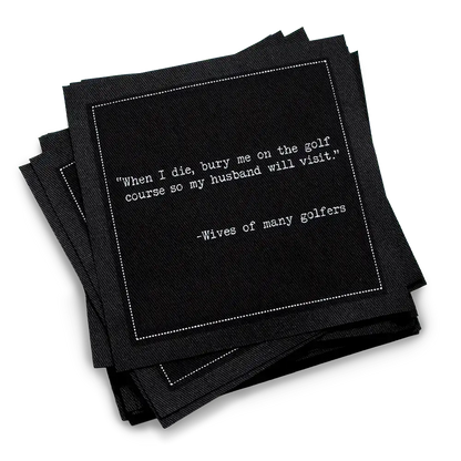 Golf Humor Quotes Napkins - Case - Five Star Napkins