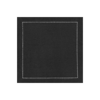 Cotton Cocktail Napkins - Black - Five Star Napkins
