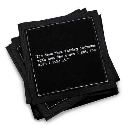 Whiskey Drinking Quotes Napkins