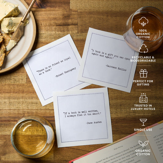 Book Club Quote Napkins