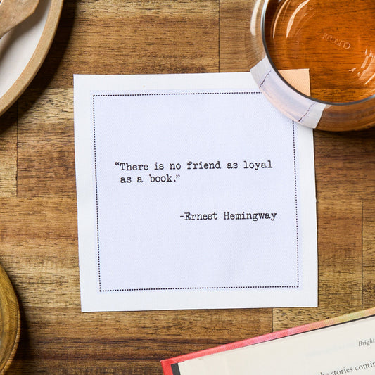 Book Club Quote Napkins