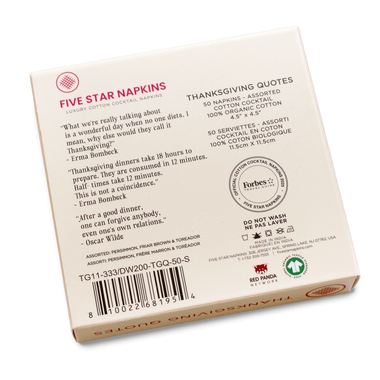 Thanksgiving Quotes Napkins