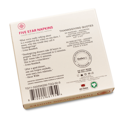 Thanksgiving Quotes Napkins