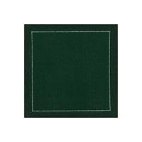 Cotton Cocktail Napkins - British Racing Green - Five Star Napkins