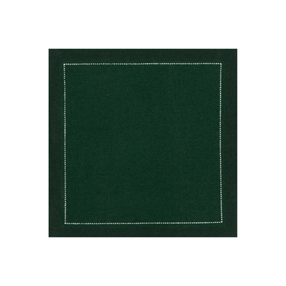 Cotton Cocktail Napkins - British Racing Green - Five Star Napkins