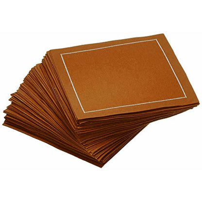 Cotton Cocktail Napkin - Caramel