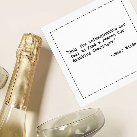 Champagne Quote Napkins