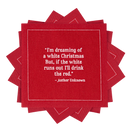 Christmas Quotes Red with White