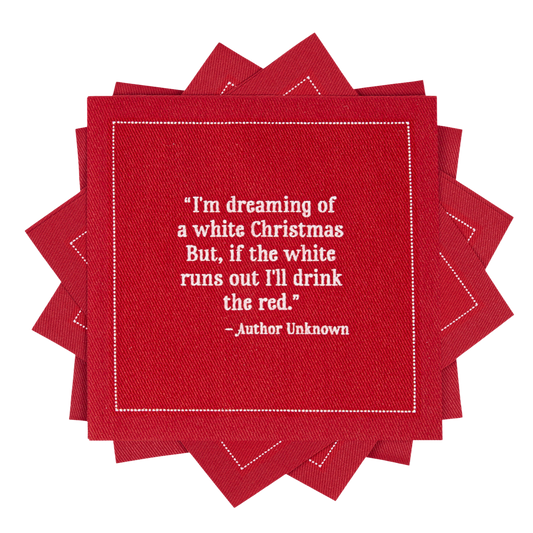 Christmas Quotes Red with White