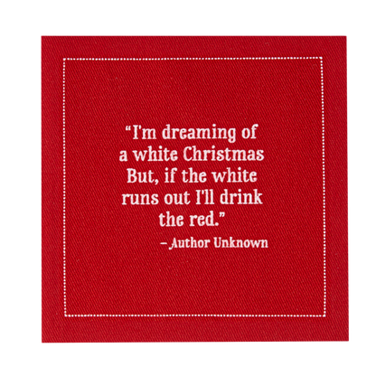 Christmas Quotes Red with White