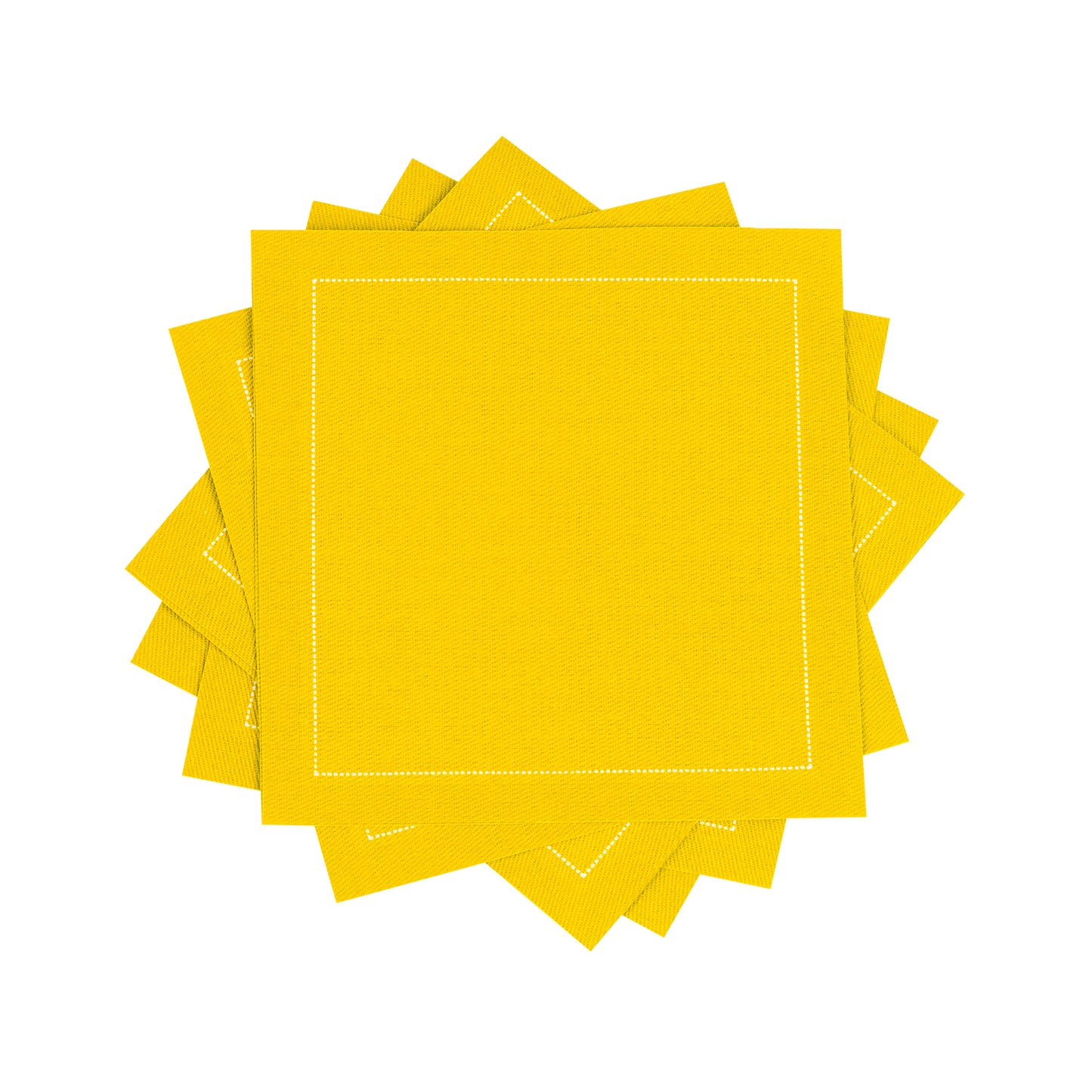 Cotton Cocktail Napkin - Citron