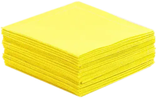 Citron 1/4 Fold Cocktail Napkins - Five Star Napkins
