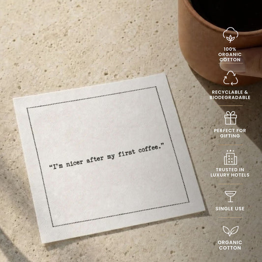 Coffee Quote Napkins