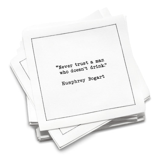Drinking Quote Napkins | First Edition