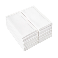 White Diamond Weave Hand Towel Napkins - Case - Five Star Napkins