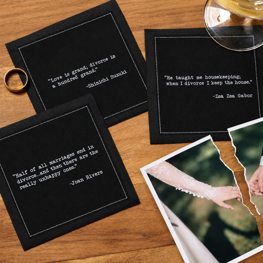 Divorce Quote Napkins