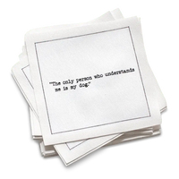 Dog Quotes Napkins - Five Star Napkins
