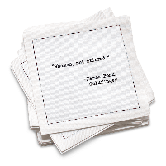 Literary Drinking Quotes Napkins