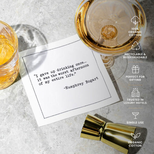 Drinking Quote Napkins | Second Edition