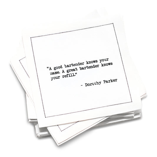 Drinking Quote Napkins | Third Edition