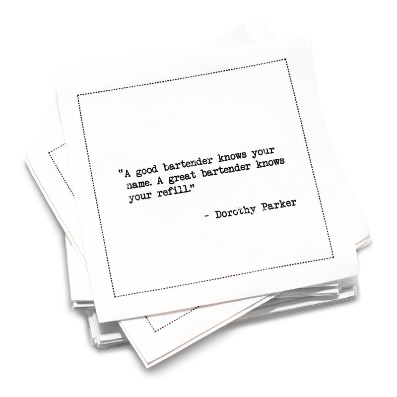 Drinking Quote Napkins | Third Edition - Case