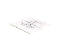 Pack of folded organic cotton napkins featuring the printed quote 'Eat Drink Married', tied with ribbon.