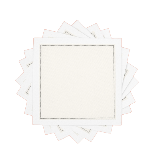 Cotton Cocktail Napkin - Ecru
