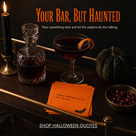 Halloween Quote Napkins