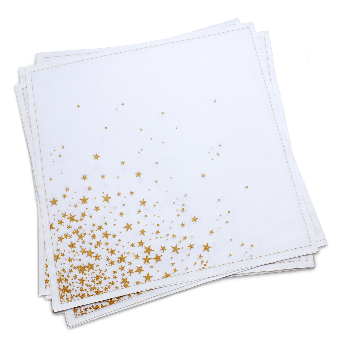 Gold Stars Premium Dinner Napkins