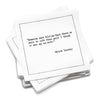 Serviettes de table humoristiques sur le golf - Blanc