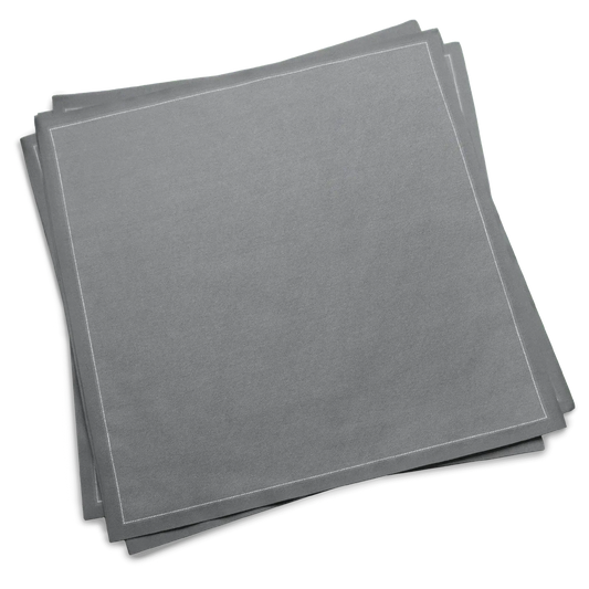 Grey Cotton Dinner Napkins - Case - Five Star Napkins