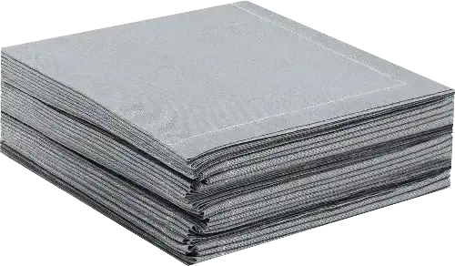 Grey 1/4 Fold Cocktail Napkins - Five Star Napkins