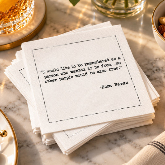 Serviettes à citation de Juneteenth