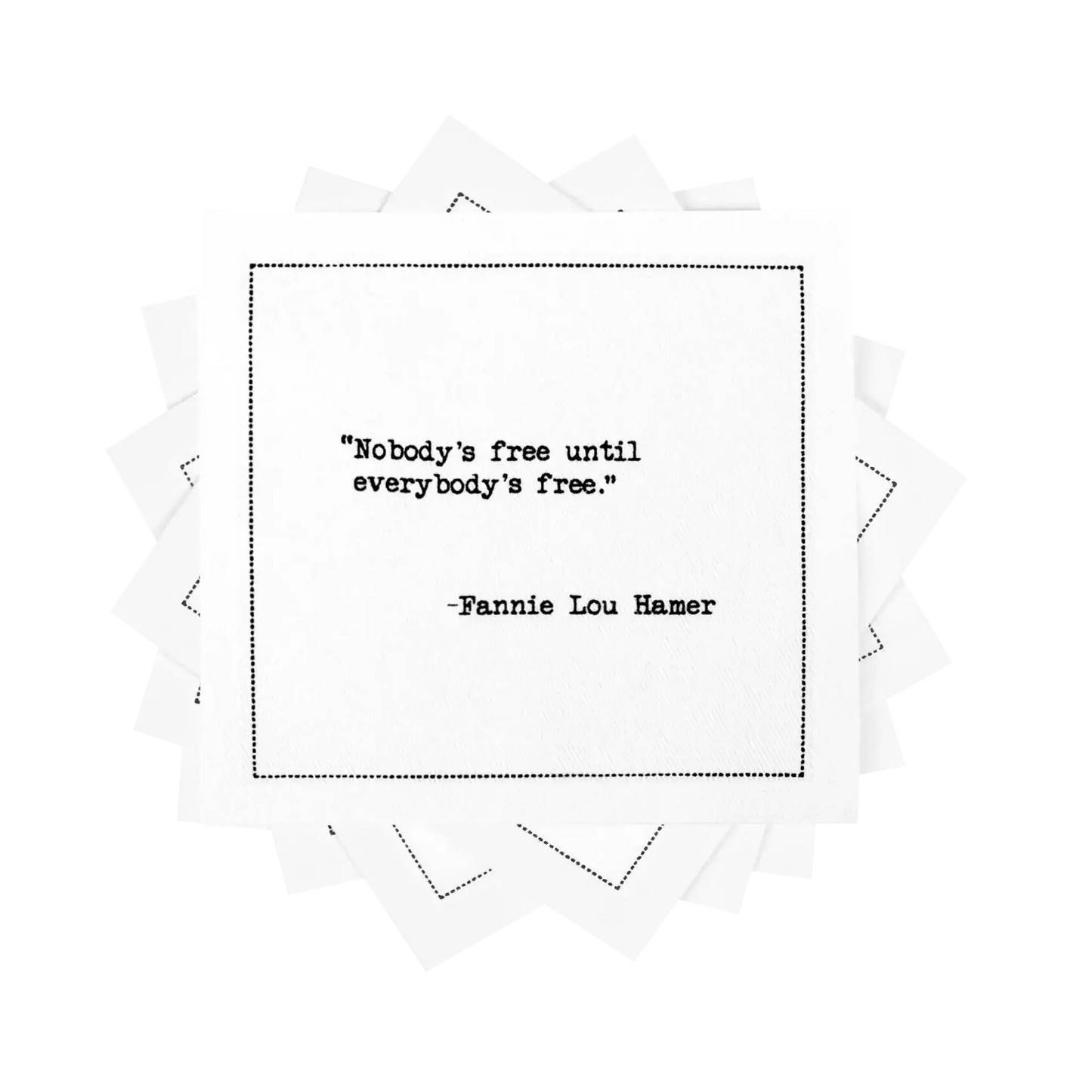 🎁 Juneteenth Quotes Napkins (100% off)