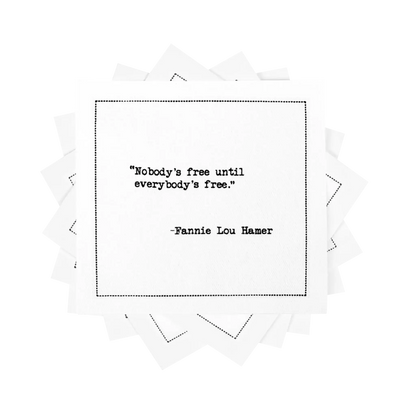 🎁 Juneteenth Quotes Napkins (100% off)