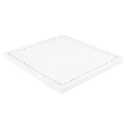 White Dessert - Linen - 8" x 8" - 25 Units