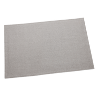 Natural organic cotton placemat with simple stitching, luxury tableware by Five Star Napkins