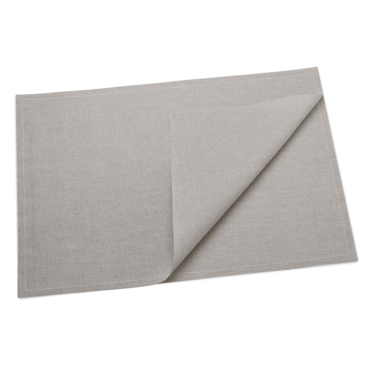 Luxury natural cotton placemat with folded corner, Five Star Napkins